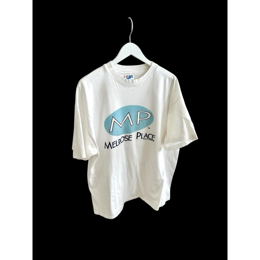 Vintage Melrose Place Adult T-Shirt TV Show 90'S Hit Drama‎ Show White Sz XL